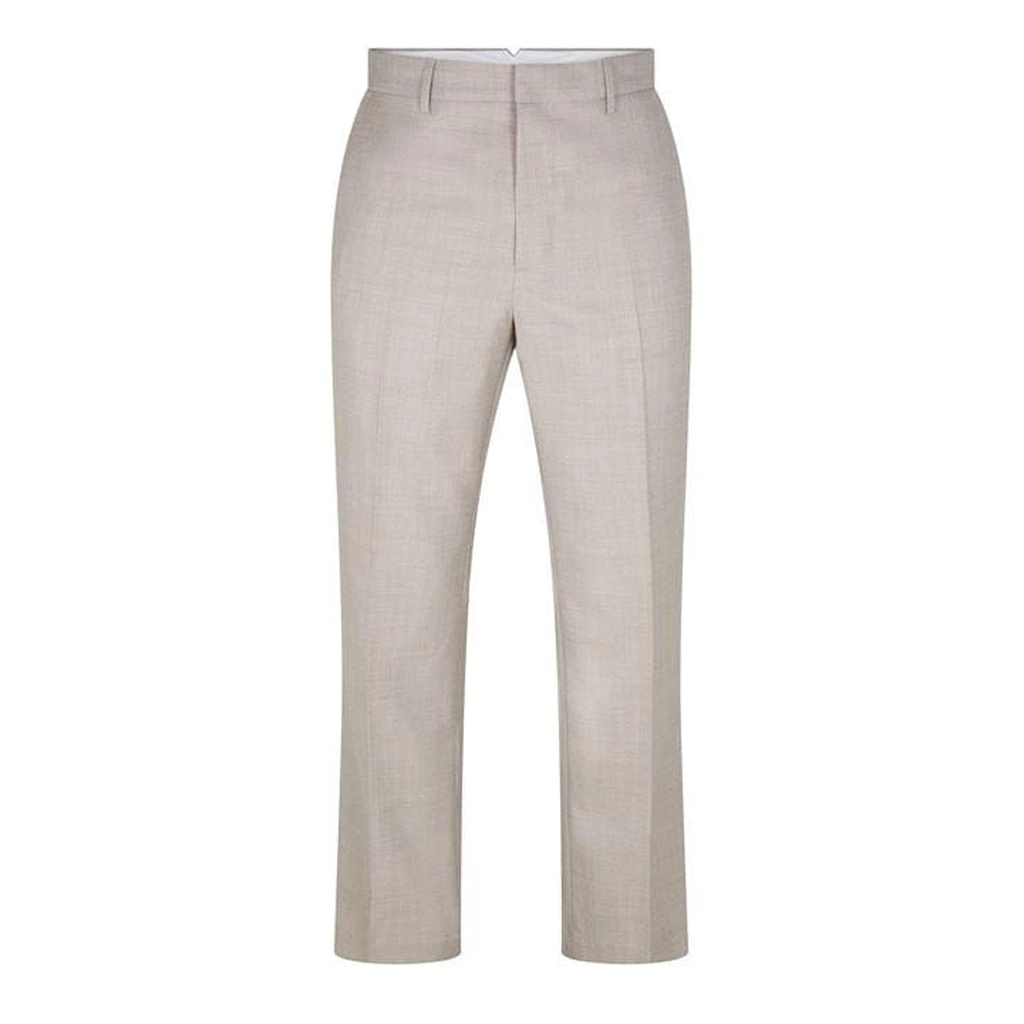 AMI Paris Straight Trousers - Beige